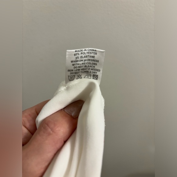 SLA the Label white Satin Trousers NWOT - Picture 5 of 6